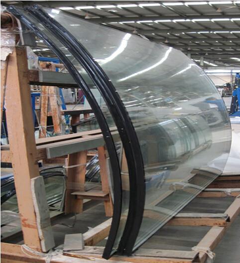 Vidrio aislante con forma plana o curva