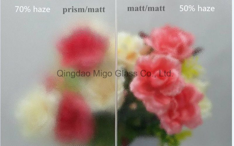 4mm Tempered Matt/Matt Texture Solar Glass with SGS Certification