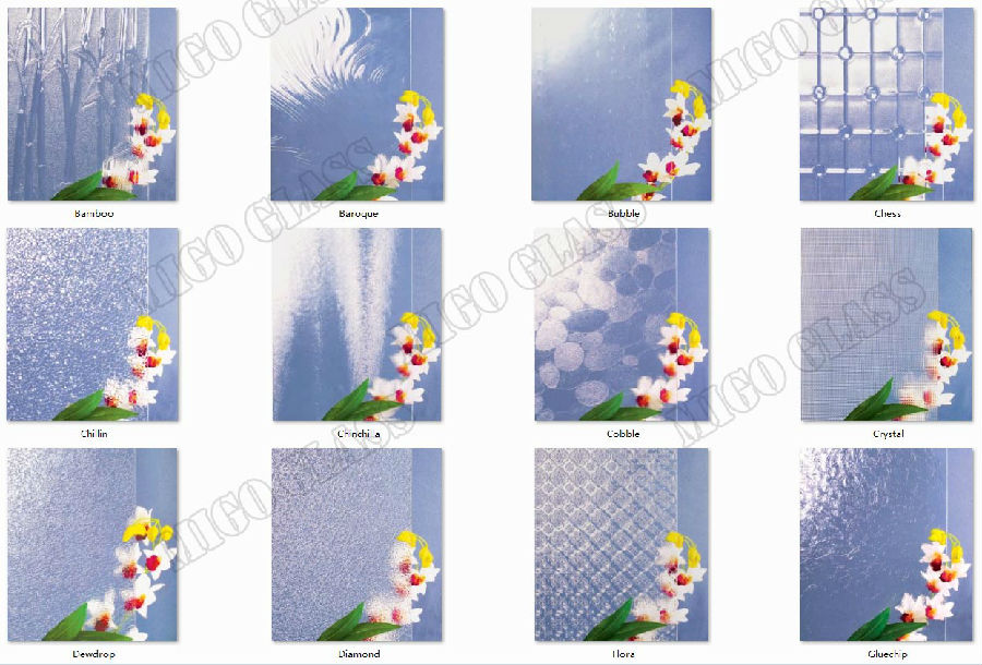Patterned glass at Migo Glass