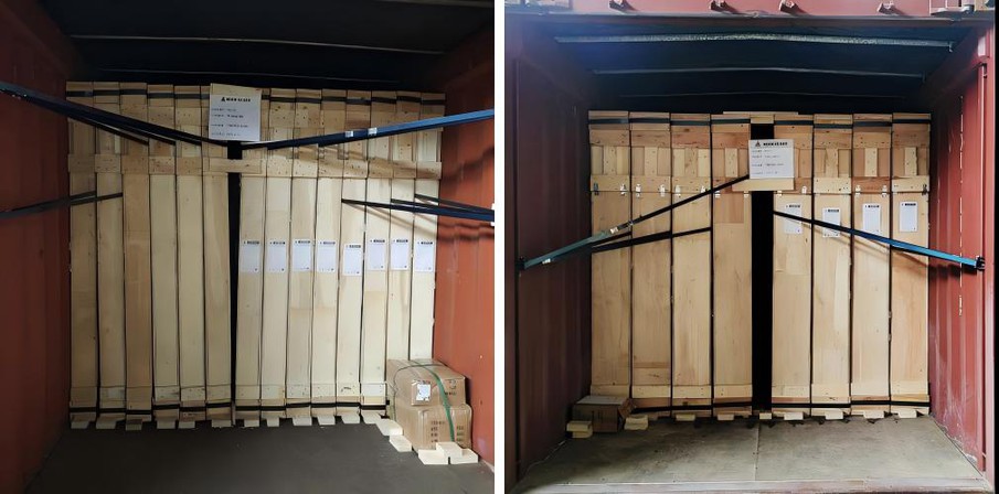 Padel Glass Safety Packing and Loading Padel Glass Safety Packing and Loading