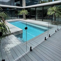 Cercado de piscina sin marco