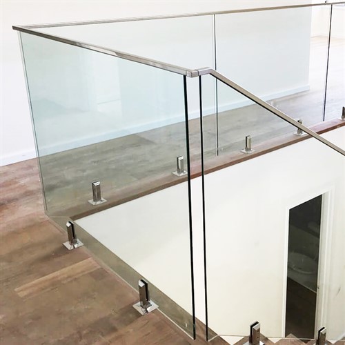 Barandilla de vidrio interior