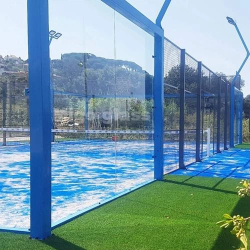 Cancha de vidrio de tenis