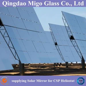 Espejo Solar de alta reflectividad Solar de helióstato suspensión Csp