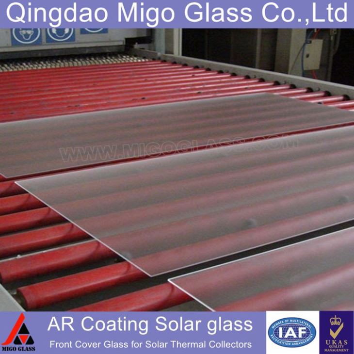 Anti-reflexión recubierto Ultra Clear Patterned Glass