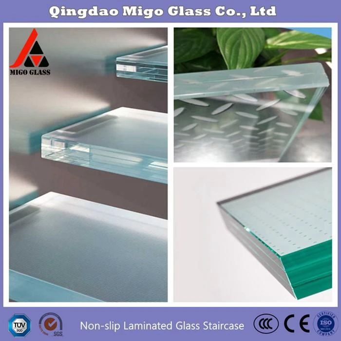 Vidrio de suelo laminado antideslizante