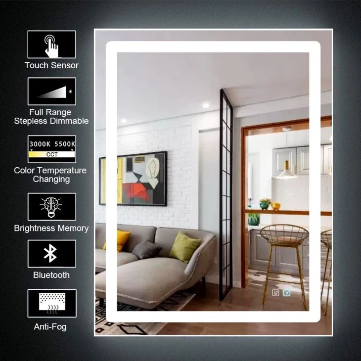 Modern Wall Mounted Led Mirror