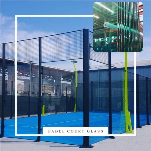 Vidrio de 10 mm de 12 mm Padel Court