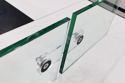 padel court glass connection fittings