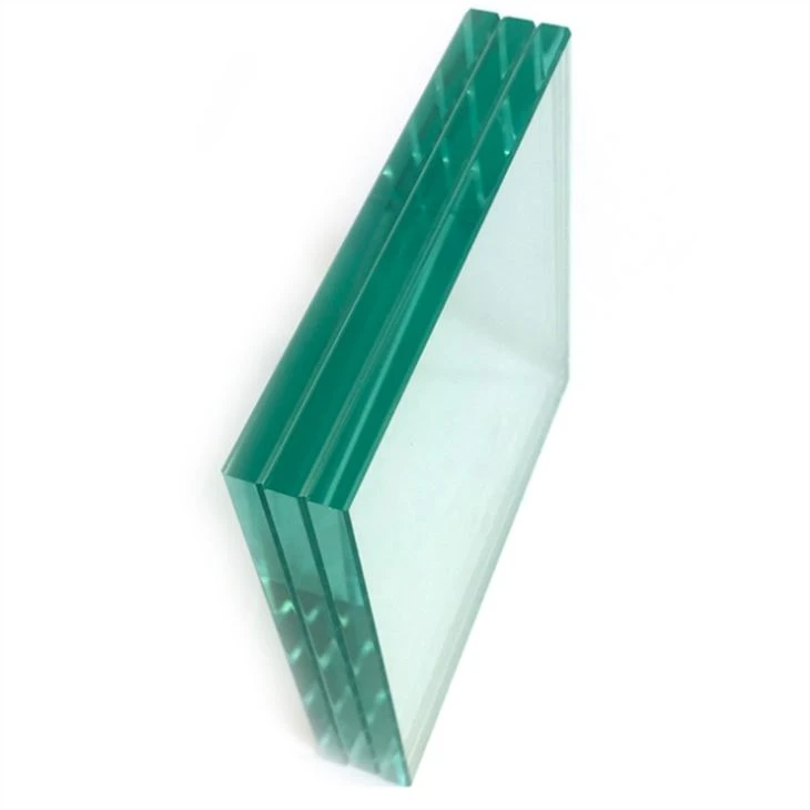 Vidrio laminado templado triple