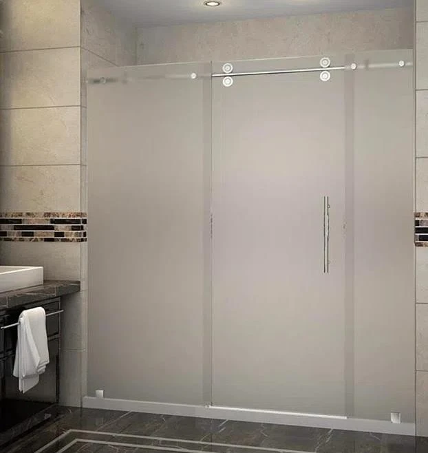 8mm Satin Decorative Glass Shower