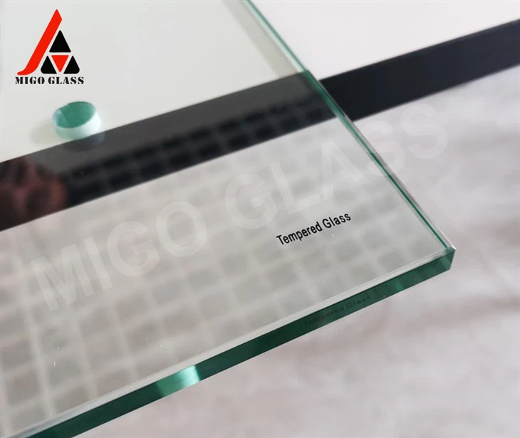 Tempered glass for shower doors