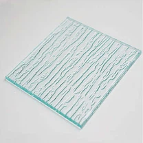 Vidrio de puerta de ducha estampado ultra claro